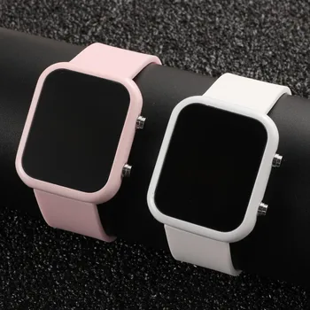 2025, digitale Uhren für Damen, Sportuhren, LED-Armbanduhr, Damen-Silikonarmband, elegante elektronische Uhr