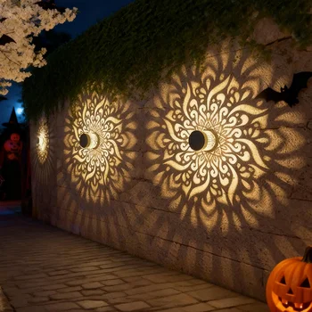 Solarbetriebene Datura-Laternenleuchte, Wandleuchte für den Außenbereich, Garten, Terrasse, Gehweg