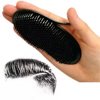 Multifunktionale Taschenhaarbürste, kleiner leichter Palm-Griffkamm, Massagebürstenkamm für Männer, tragbar
