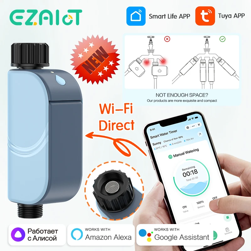 Smart WIFI Garten Bewässerung Timer Tuya Automatische