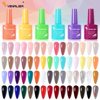 VENALISA 7,5 ml Nagelgelpoliermittel VIP4 HEMA Free Semi Permanent Soak Off UV LED Nagelgel Lack Vollständige
