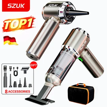 SZUK meistverkaufter Mini Staubsauger, kabelloser Staubsauger, 985000 Pa leistungsstarker Auto staubsauger