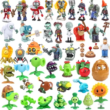 Pflanzen vs. Zombies Figuren Dr. Zomboss Peashooter Gargantuar Kartoffelmine Chomper Conehead