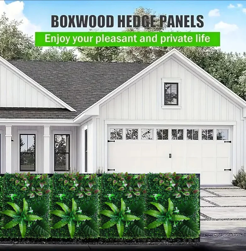 1pc Künstliche Grüne Pflanze Wand Panels Simulation Pflanze – Bild 4