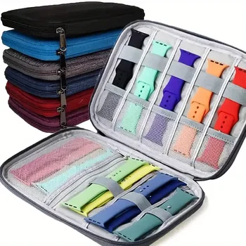 Uhr Lagerung Box Multifunktionale Tragbare Reise Lagerung Geeignet Für Strap Lagerung Tasche Strap Halterung
