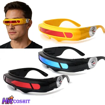 Zyklop-Cosplay-Brille Kostüm-Requisiten Sommer-Rollenspiel-Sonnenbrille Augenmasken Augenklappe für Erwachsene