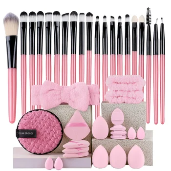 Make-up-Pinsel-Set, Premium-Synthetik, Kabuki Foundation, Concealer, Puder, Rouge, Blending, Gesicht