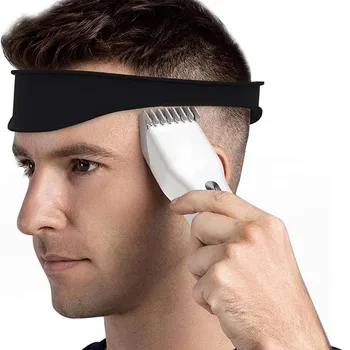 DIY Home Haarschnitte, gebogenes Stirnband, Silikon-Ausschnitt, Rasierschablone und Haarschneideanleitung