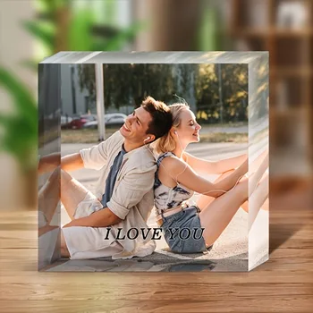 Personalisiertes Foto-Acryl-Geschenk für Familie, Mutter, Freunde, Geburtstag, Jahrestag, Hochzeit