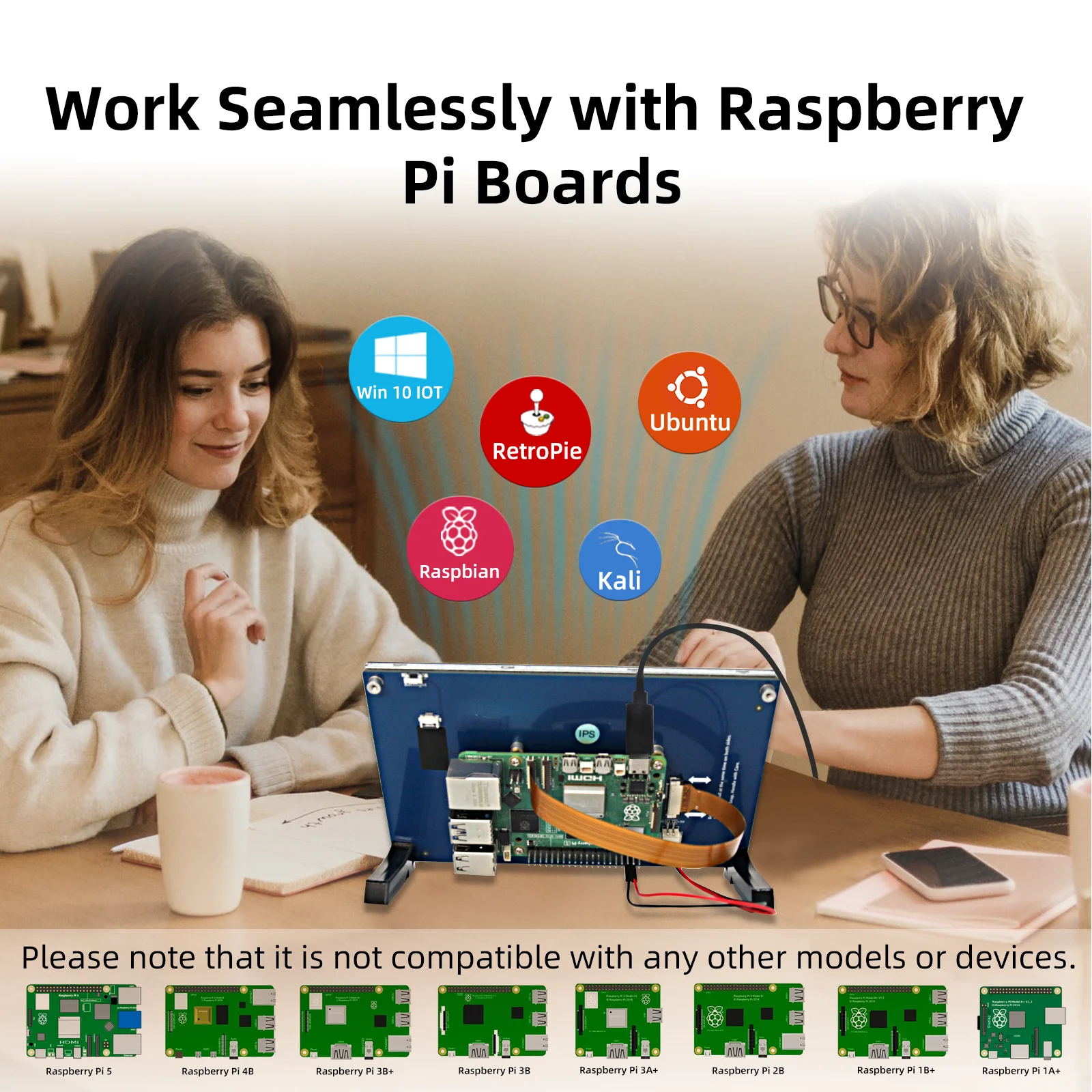 IPistBit 4,3/5/7 Zoll DSI Touchscreen LCD-Display Tragbarer – Bild 2