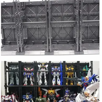 Universelle Anime-Cartoon-Figur, Modell-Aufbewahrungsbox, ineinandergreifender Organizer, stapelbar für LEGO