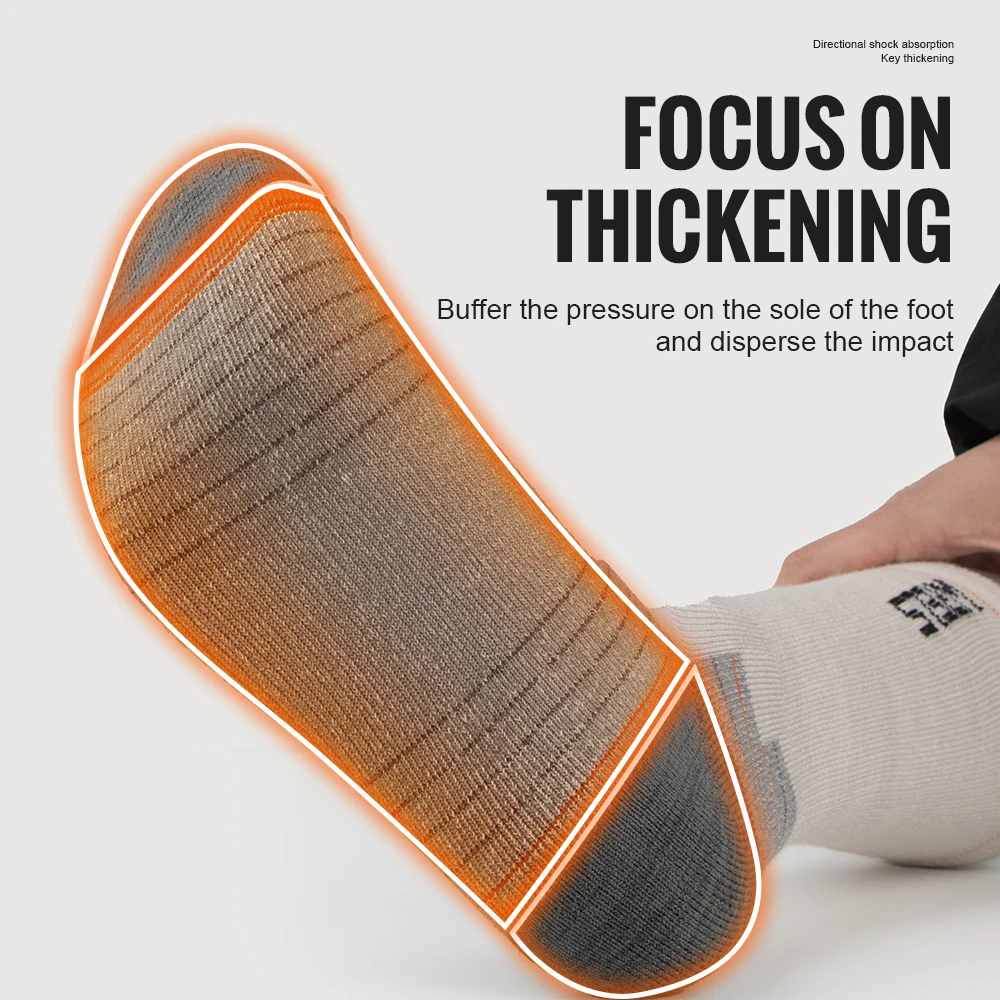 WRELS Socken aus Merinowolle, Wandern, Laufen, weich, leicht – Bild 6