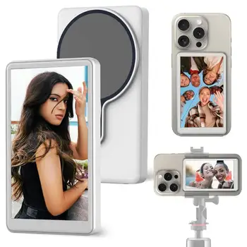Telefon Vlog Selfie Monitor Bildschirm Tragbarer Rückkamera-Monitor mit magnetischer Verbindung