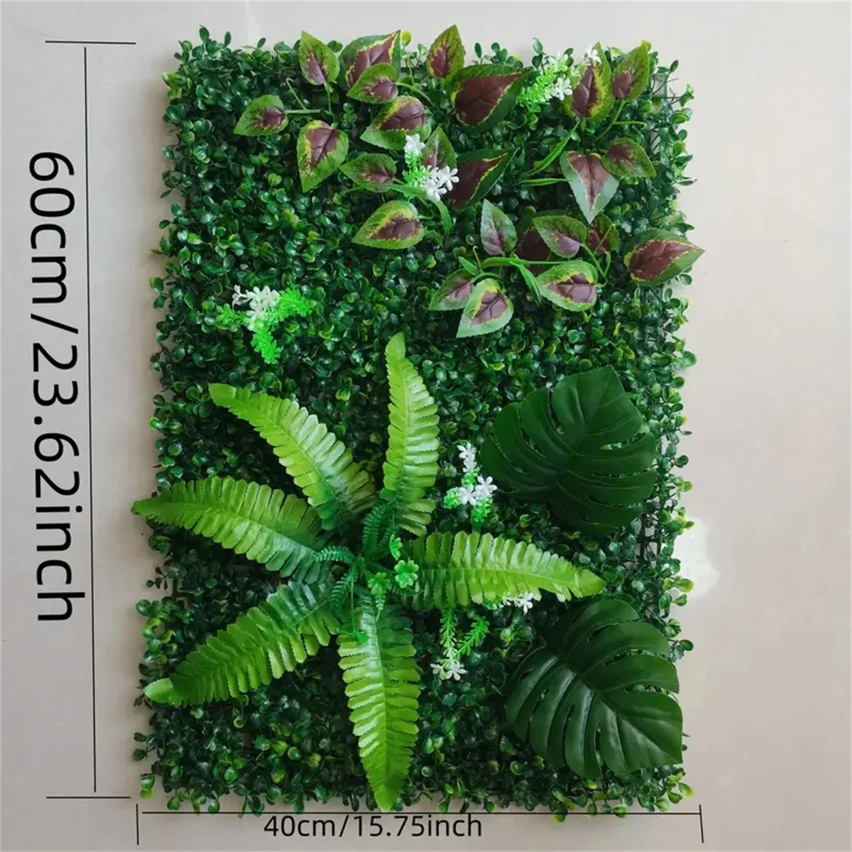 1pc Künstliche Grüne Pflanze Wand Panels Simulation Pflanze – Bild 2