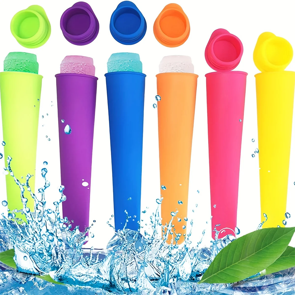 6 teile/los Sommer Eis Form Wiederverwendbare Lolly Popsicle