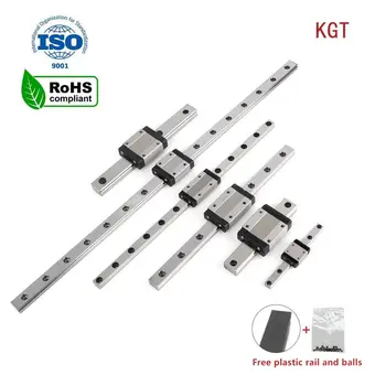 KGT MGN7H MGN9H MGN12H MGN15H RoHS L Von 100mm bis 1000mm Miniatur-Linearführungsschiene Gleitwagen