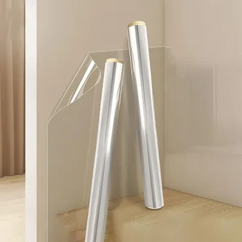 45 cm transparente elektrostatische Adsorptions-Schutzfolie für Küchen, ölbeständige Wandaufkleber