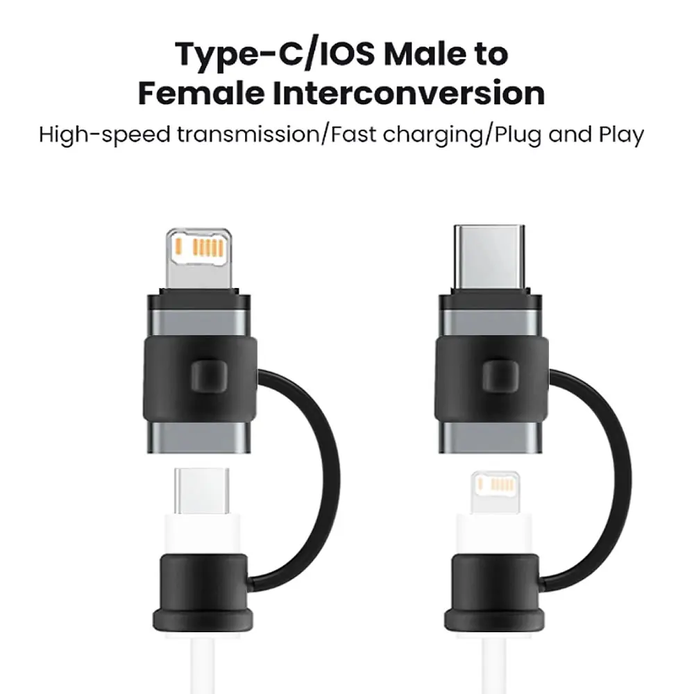 USB C Adapter USB Typ C auf Lightning Buchse Konverter für – Bild 2