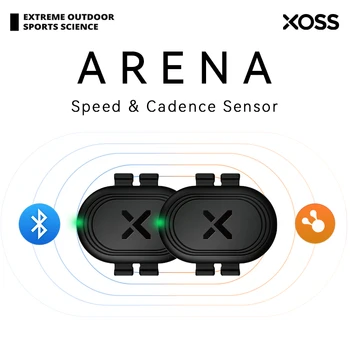 XOSS ARENA Geschwindigkeits-Trittfrequenzsensor Fahrradcomputer Tachometer ANT+ Bluetooth Rennrad MTB