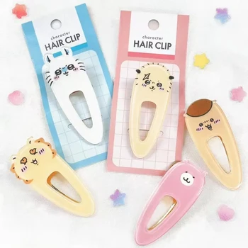 Kawaii Chiikawas Charakter-Haarspangen Niedliche Cartoon-Acryl-Entenschnabel-Clips Lustige