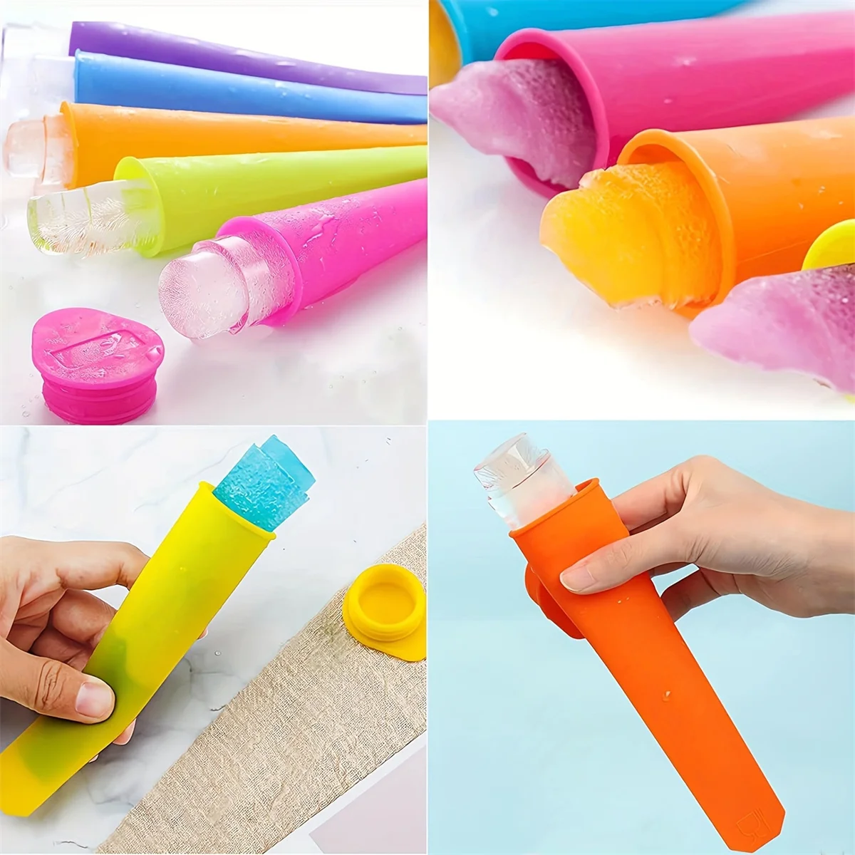 6 teile/los Sommer Eis Form Wiederverwendbare Lolly Popsicle – Bild 4
