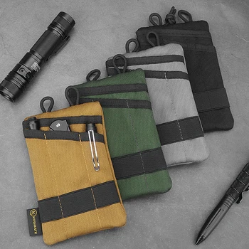 Kosibate Taktische EDC Molle Tasche Mini Brieftasche Karte Schlüssel Gürtel Hüfttasche Camping Wandern Jagd