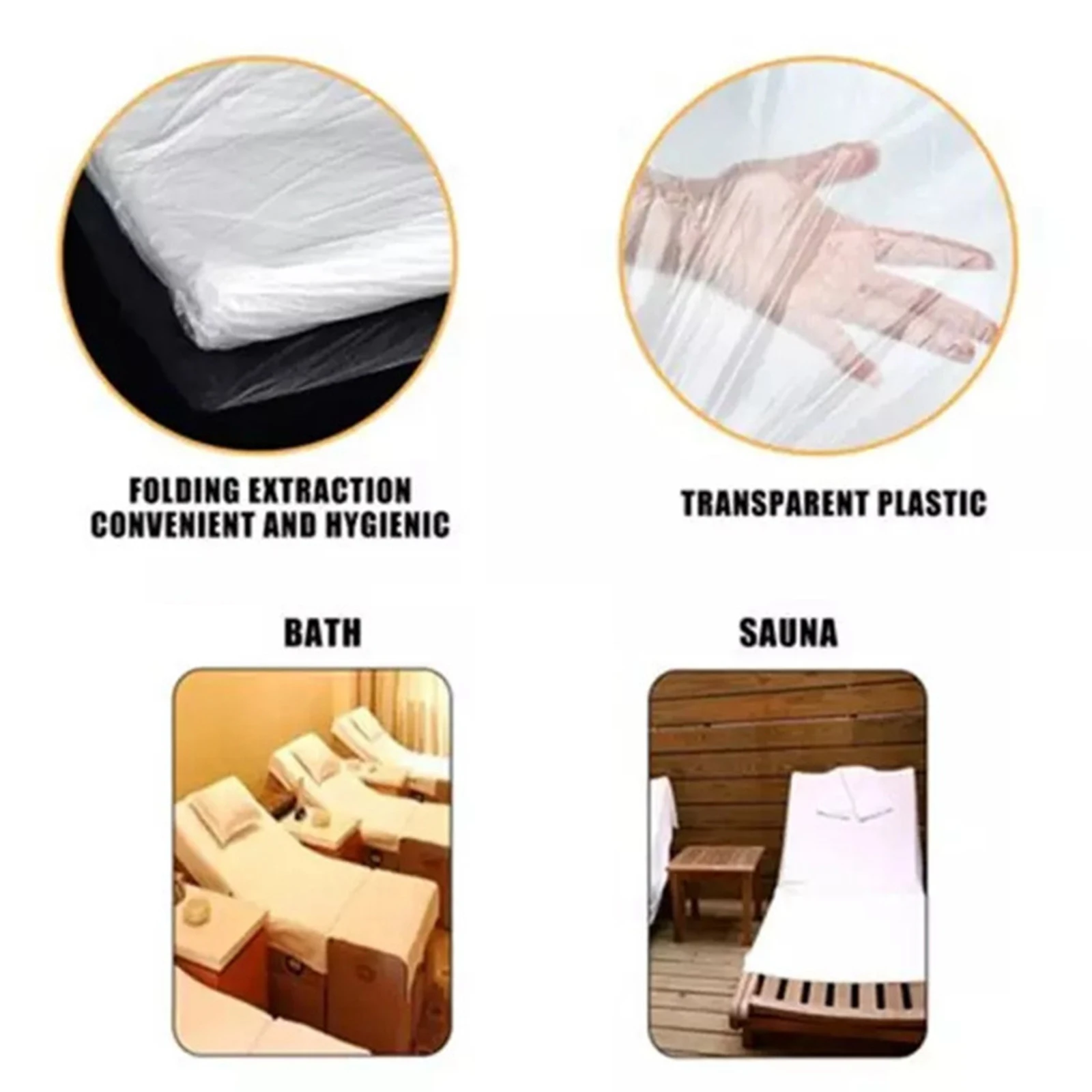100 stück Einweg Massage Tisch Blätter protector SPA Bett – Bild 5