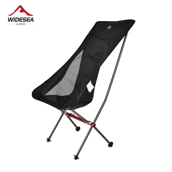 Widesea Camping Angeln Klappstuhl Tourist Strand Chaiselongue Stuhl zum Entspannen faltbare Freizeit Reisen