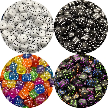 8 mm Würfelperlen, quadratische Form, Acryl-Abstandsperlen für Schmuckherstellung, DIY-Charms (30 Stück)