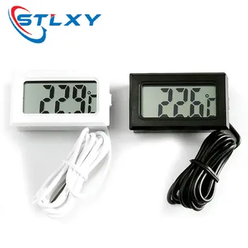 Mini-LCD-Digitalthermometer für Gefriertemperaturen - 50-110 ℃ Kühlschrankthermometer wasserdichte Sonde