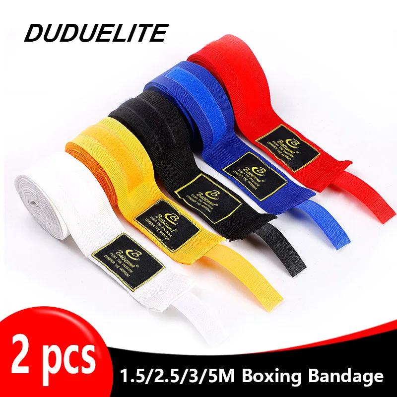 2 Rollen 1,5/2/3/5 m Baumwolle Boxbandage Sportgurt Sanda