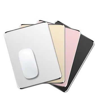 Aluminium-Metall-Mauspad-Matte, hart, glatt, matt, dünn, rutschfest, wasserdicht, schnelle und genaue