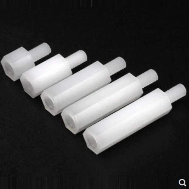 10-50 Stück/Lot Weiße und Schwarze Nylon-Abstandshalter M2 – Bild 5