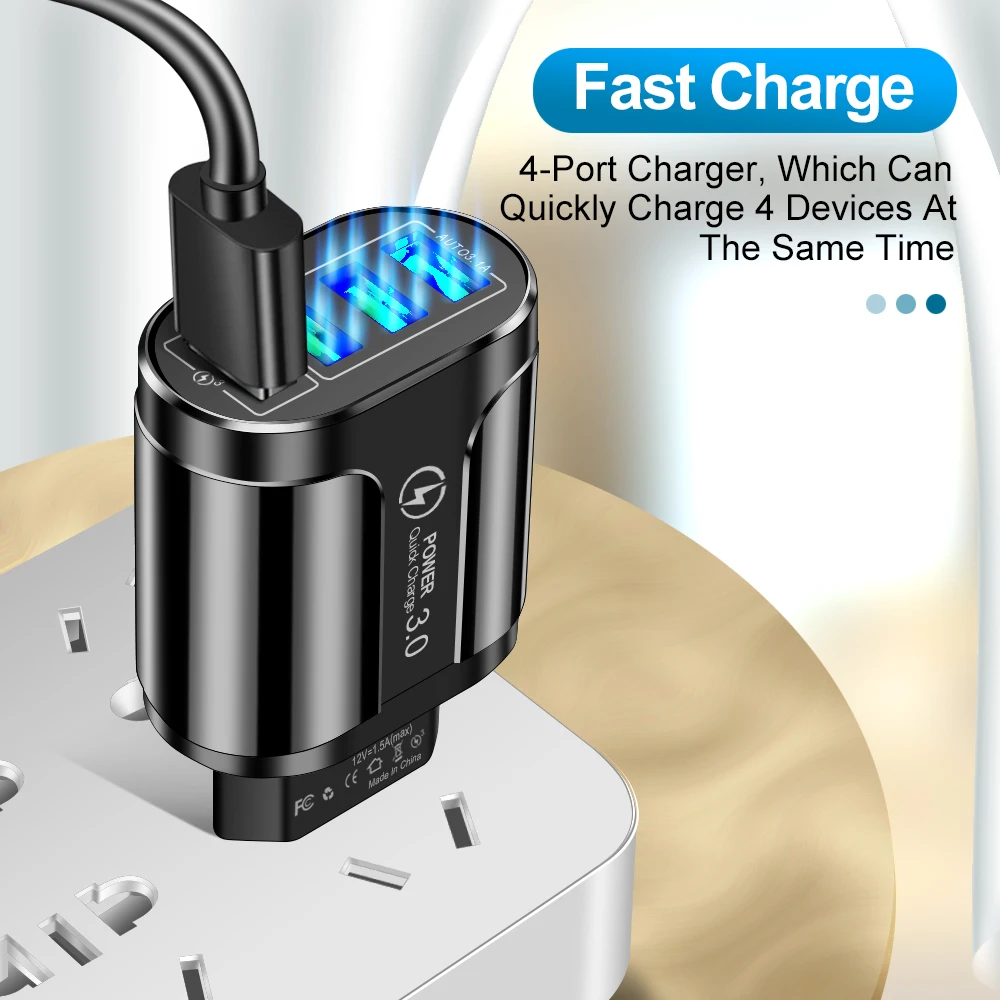 45 W USB-Ladegerät Schnellladung QC 3.0 Wandladung für iPhone – Bild 6
