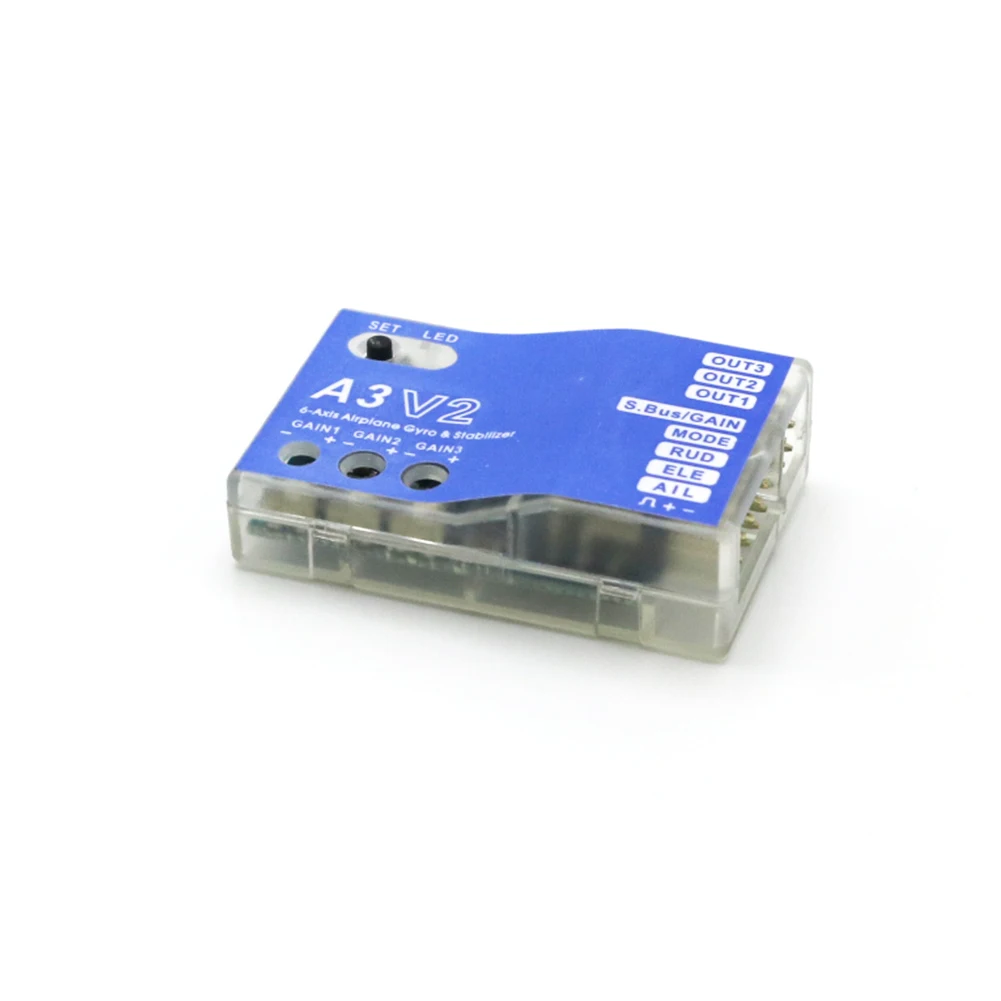 3-Achsen-Gyro A3 V2 Flugzeug-Flugcontroller-Stabilisator für – Bild 6