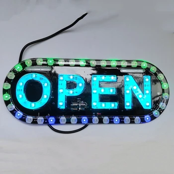 LED Werbung Licht Werbung schilder led-platine display FÜHRTE offene arbeits für shop banner öffnen LED licht
