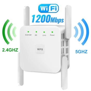 5G WiFi Repeater Wifi Verstärker Signal Wifi Extender Netzwerk Wi-fi Booster 1200Mbps 5 Ghz Long Range