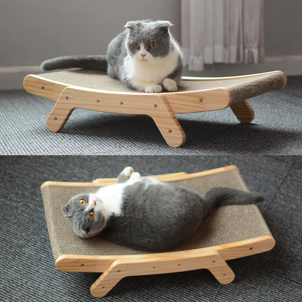 Katzen kratz brett Holzrahmen mittleres Katzen kratz bett 3 – Bild 2