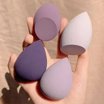 Beutel Mode Machen up Mixer Kosmetische Puff Make-Up Schwamm Foundation Pulver Schwamm Schönheit (4 Stück)
