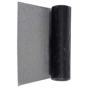 Universal Auto Grill Mesh Aluminium Legierung Auto Grille Einsatz Stoßstange Rautenförmige Loch Mesh 3x6mm