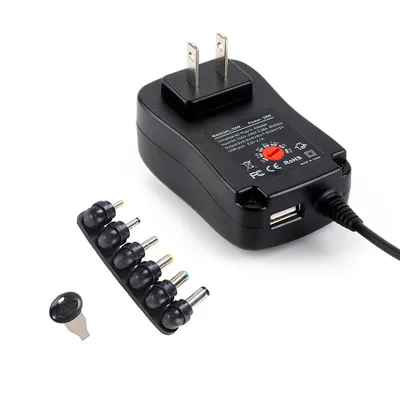3V 4,5V 5V 6V 7,5V 9V 12V USB Netzteil Adapter 2A 30W – Bild 2
