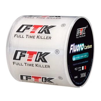 300 m 500 m Fluorkohlenstoff Beschichtung Angelschnur 4,13 LB-34,32 LB Carbon Faser Vorfach Linie Angeln