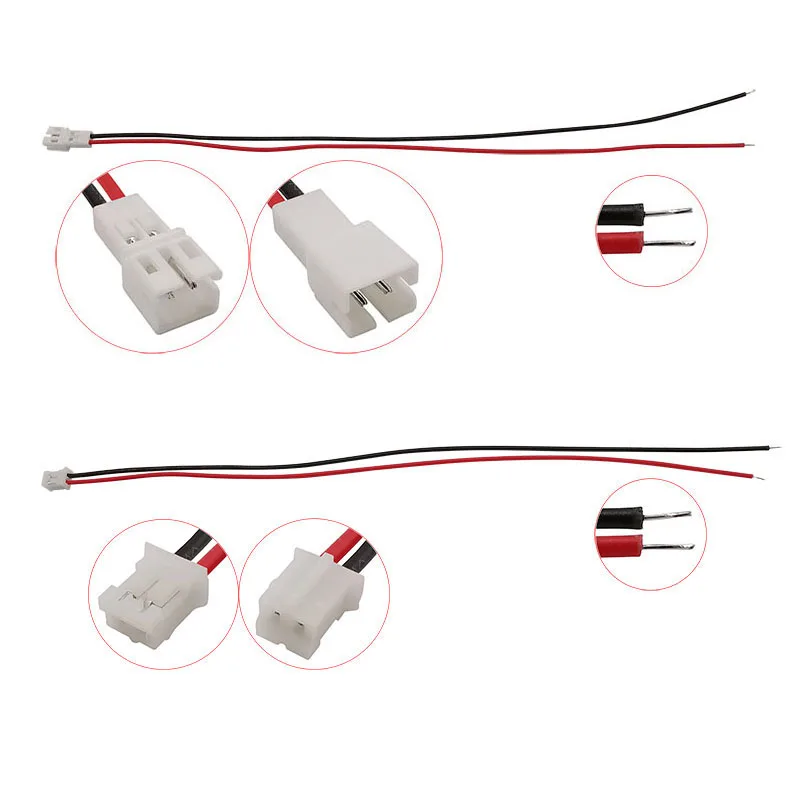 5 paar PH2.0 2Pin JST Draht Anschlüsse Pitch 2,0mm JST 2P – Bild 5