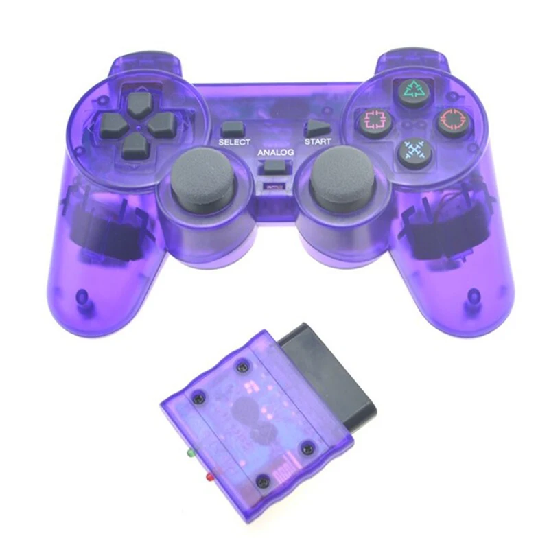 Transparenter kabelloser Gamepad für PS2, 2,4 G – Bild 4