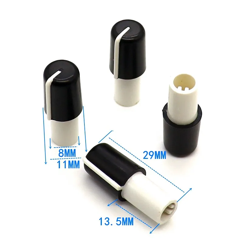 5 Stück 11 × 29 mm Kunststoff-Potentiometer Drehgeber – Bild 3