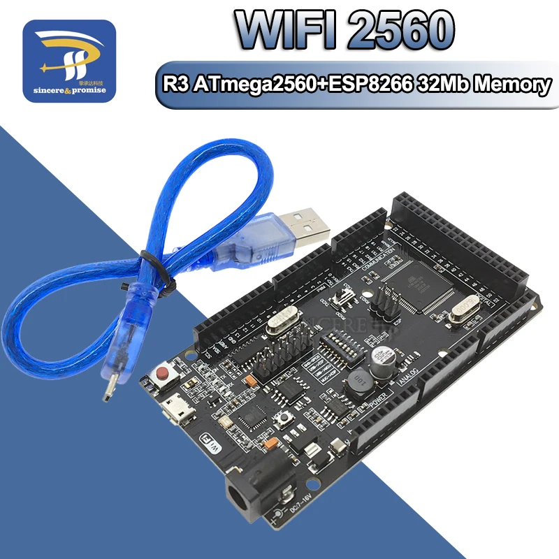 Mega2560 + wifi r3 atmega2560 + esp8266 32mb Speicher USB-TTL
