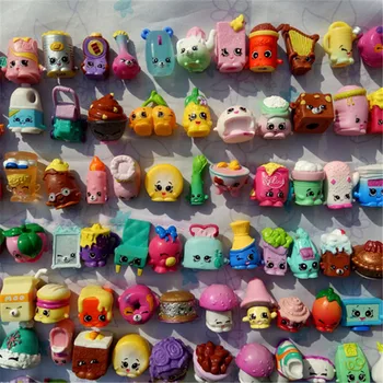 Mix Mini Möbel Lebensmittel Obst Puppen Pretend Play Shop Saison 1 2 3 4 5 6 7 action-figuren (50 Stück)