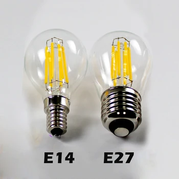 LED Bombillas Licht E27 Edison Glas Lampe G45 Led Glühlampe E14 4W 8W 12W antike Retro Vintage Led Glühbirne