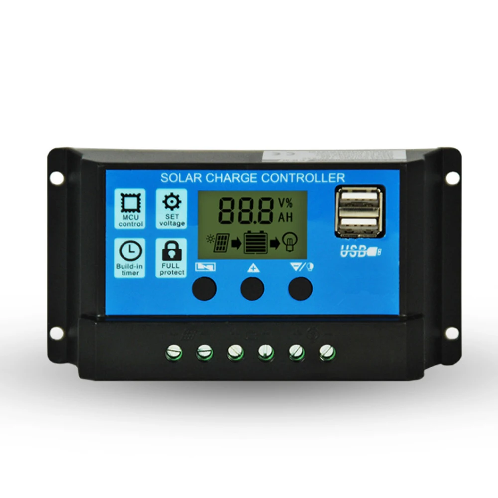 Solar Panel Controller 30A 12V 24V Auto Batterie Laderegler