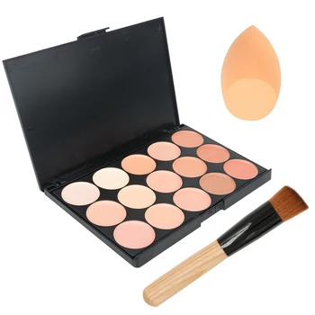 15 Farben Gesicht Concealer Tarnung Creme Kontur Palette Maquill aje profession elle Foundation Paleta